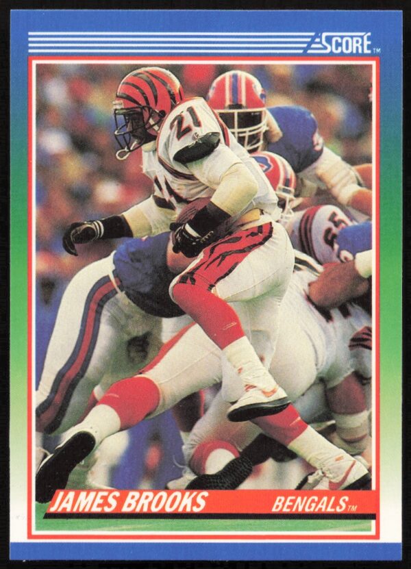 1990 Score James Brooks #19 (Front)