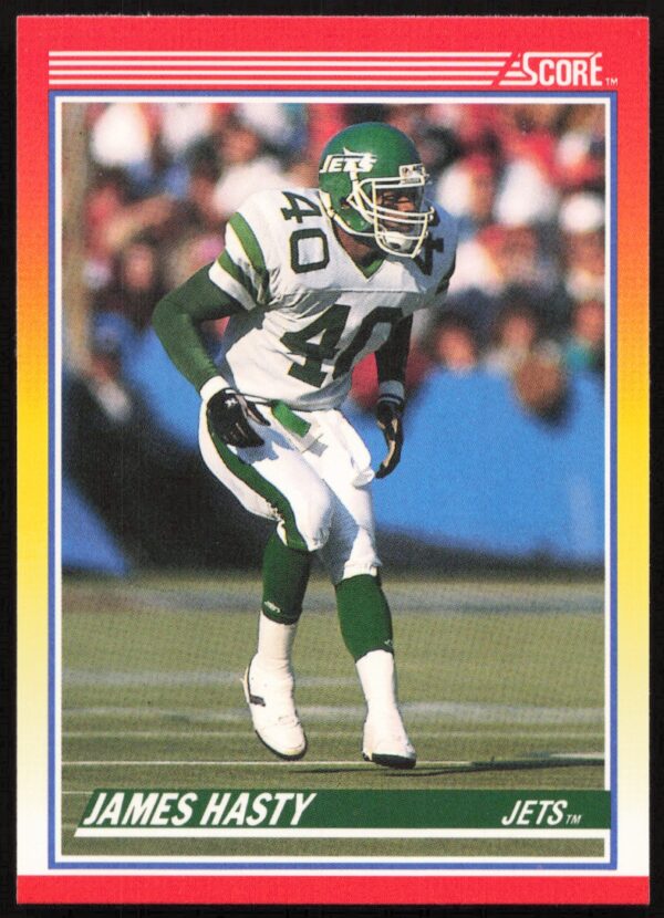 1990 Score James Hasty #288 (Front)