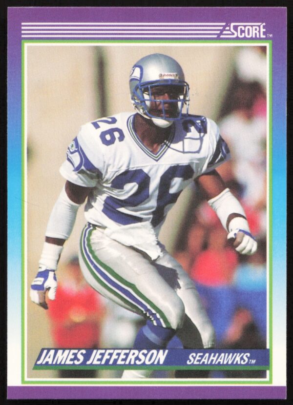 1990 Score James Jefferson #126 (Front)