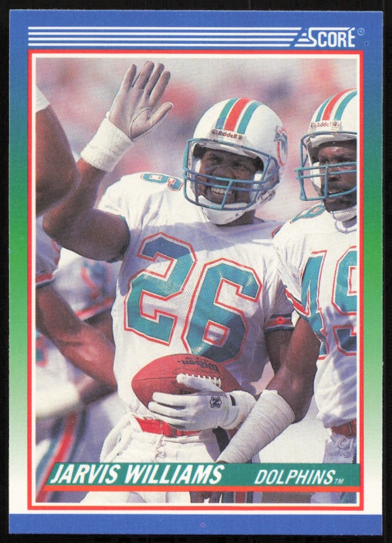 1990 Score Jarvis Williams #378 (Front)