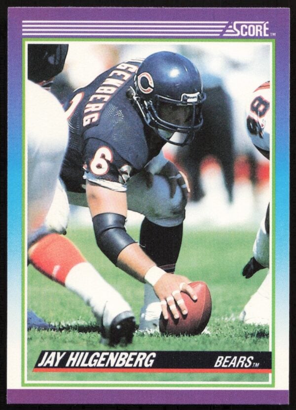 1990 Score Jay Hilgenberg #171 (Front)