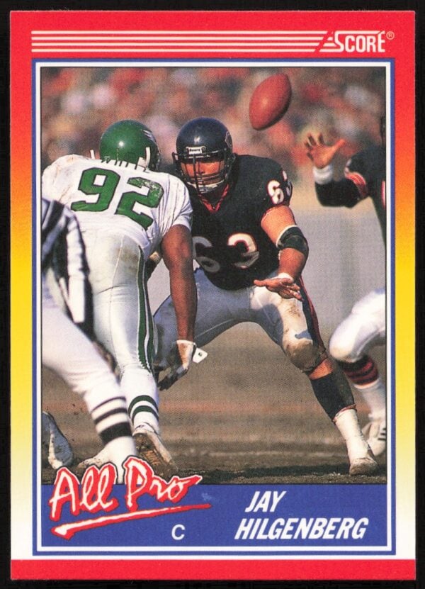 1990 Score Jay Hilgenberg #583 (Front)