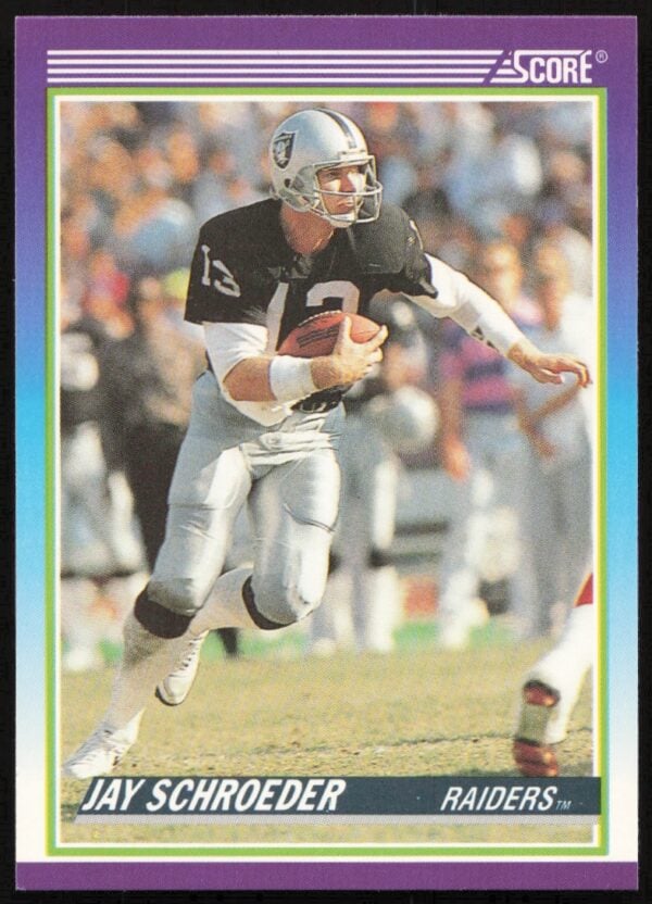 1990 Score Jay Schroeder #475 (Front)