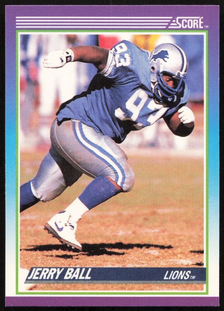 1990 Score Jerry Ball #204 (Front)