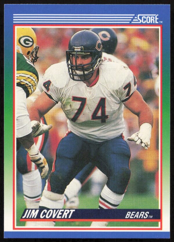 1990 Score Jim Covert #73 (Front)