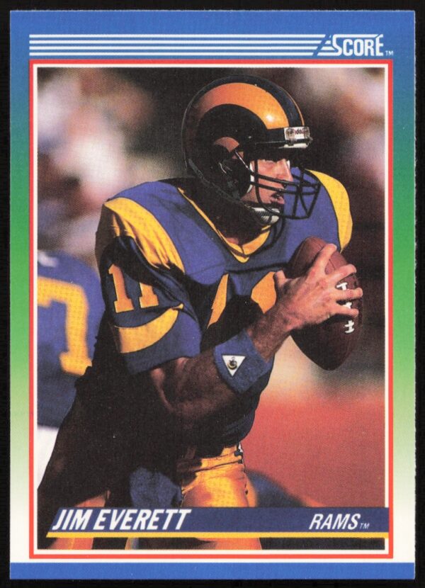 1990 Score Jim Everett #4 (Front)