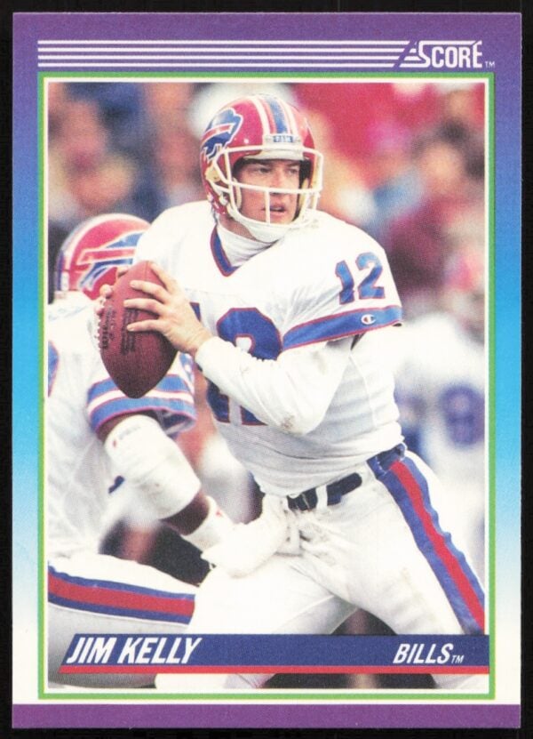 1990 Score Jim Kelly #112 (Front)