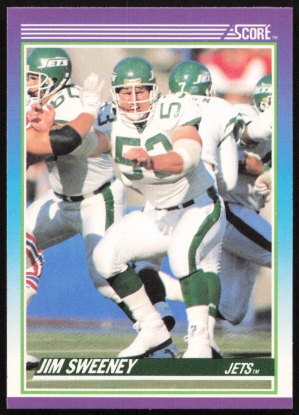 1990 Score Jim Sweeney #198 (Front)