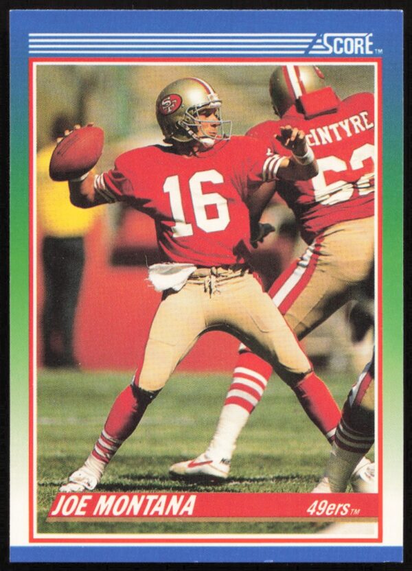 1990 Score Joe Montana #1 (Front)