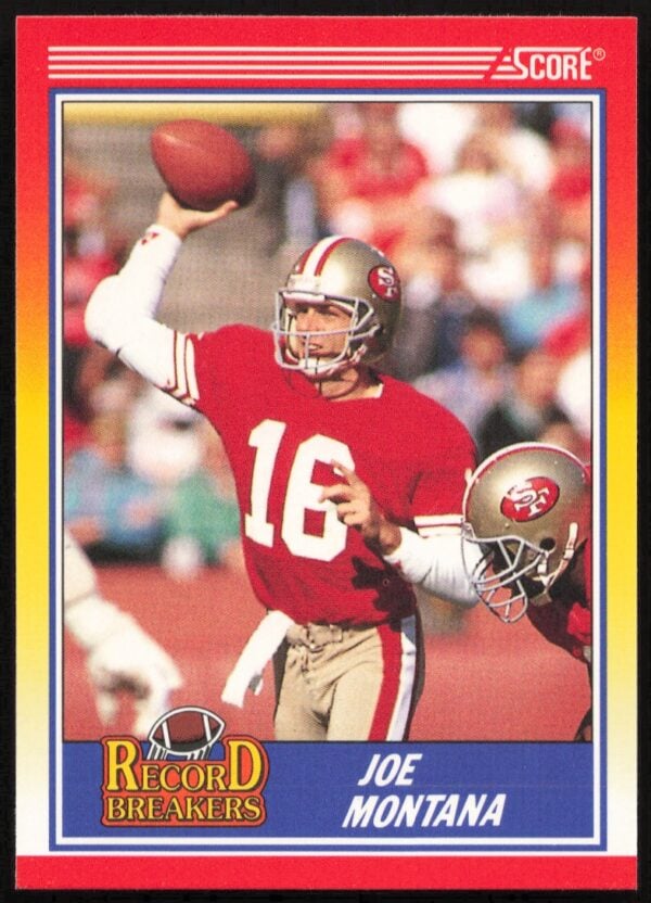 1990 Score Joe Montana #594 (Front)