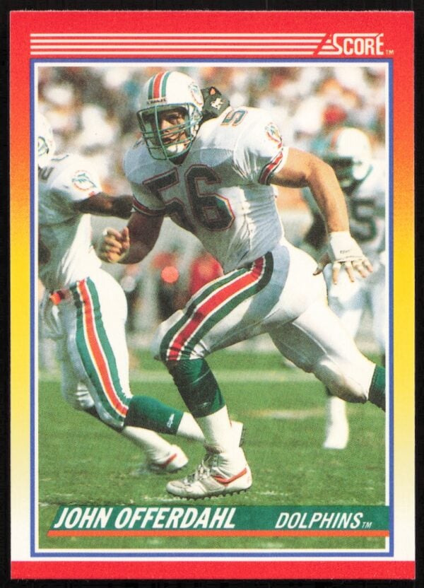 1990 Score John Offerdahl #235 (Front)