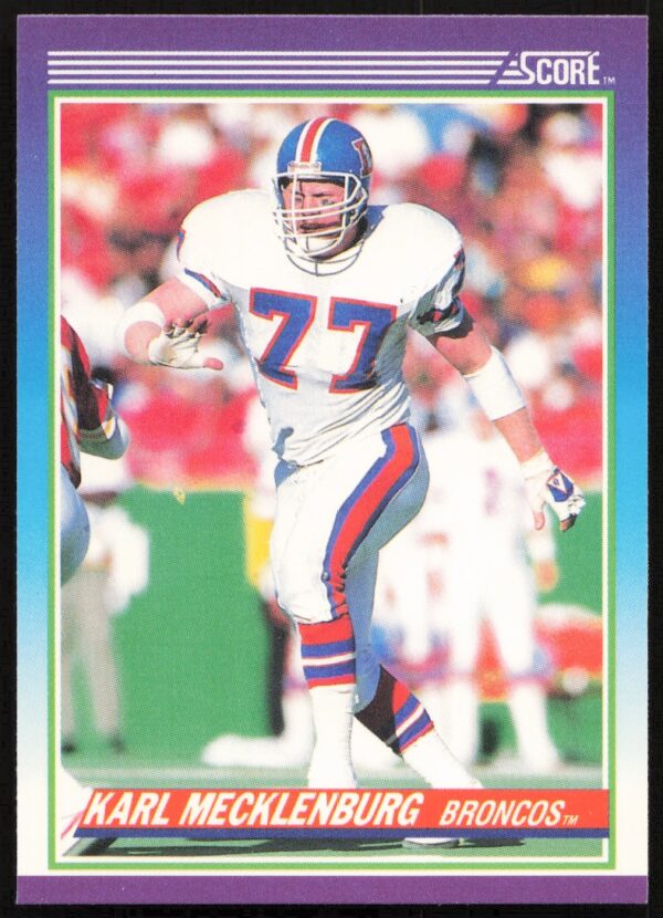 1990 Score Karl Mecklenburg #115 (Front)