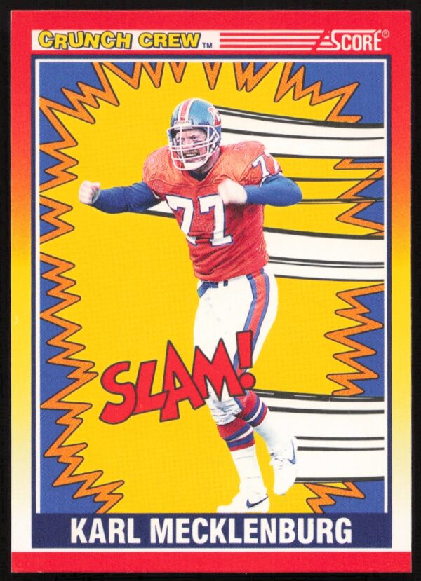 1990 Score Karl Mecklenburg #551 (Front)