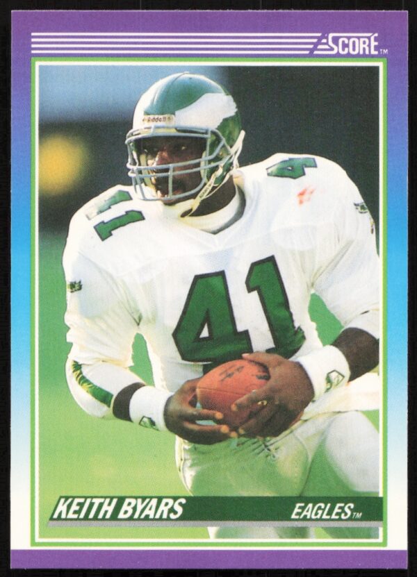 1990 Score Keith Byars #159 (Front)