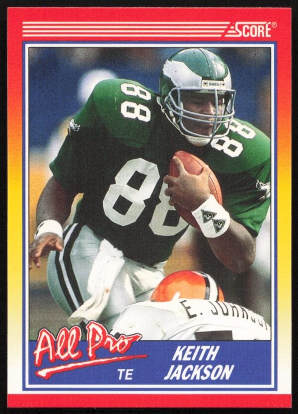 1990 Score Keith Jackson #588 (Front)