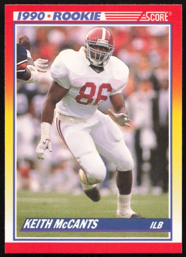 1990 Score Keith McCants #622 (Front)