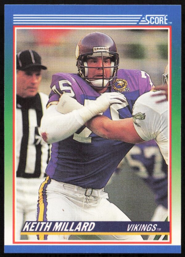 1990 Score Keith Millard #38 (Front)