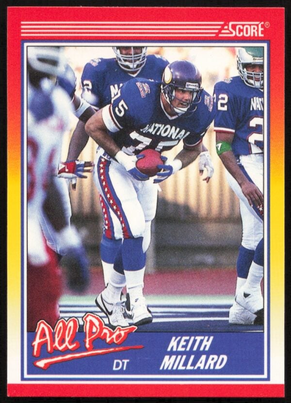 1990 Score Keith Millard #573 (Front)