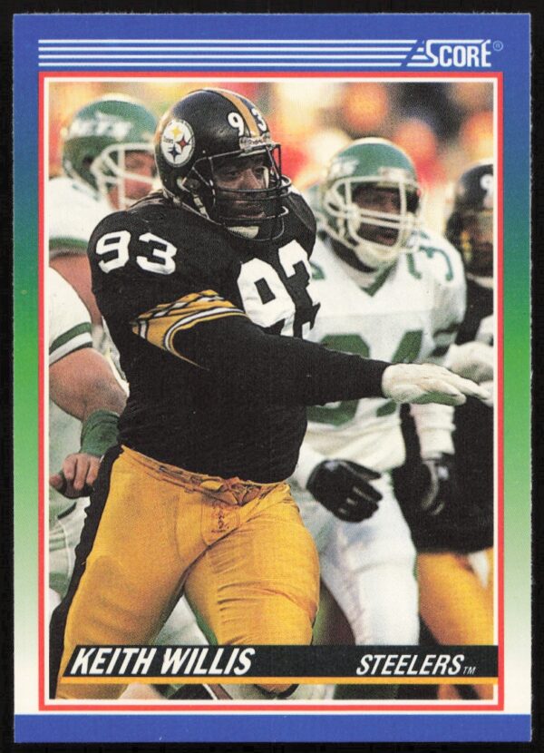 1990 Score Keith Willis #420 (Front)