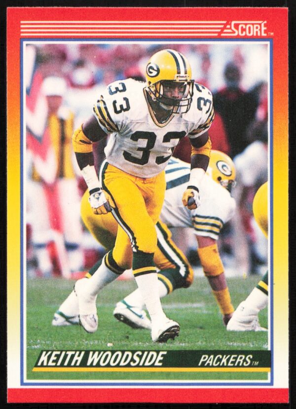 1990 Score Keith Woodside #257 (Front)