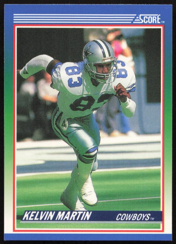 1990 Score Kelvin Martin #82 (Front)