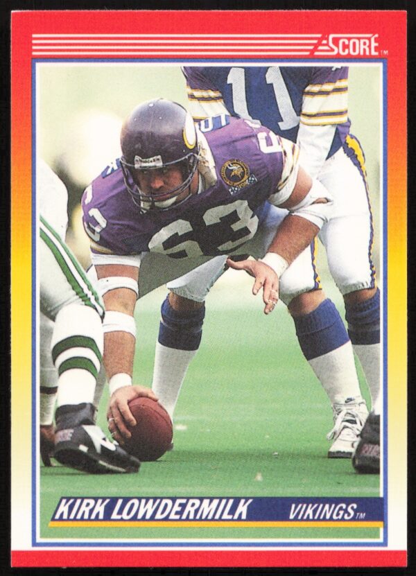 1990 Score Kirk Lowdermilk #281 (Front)