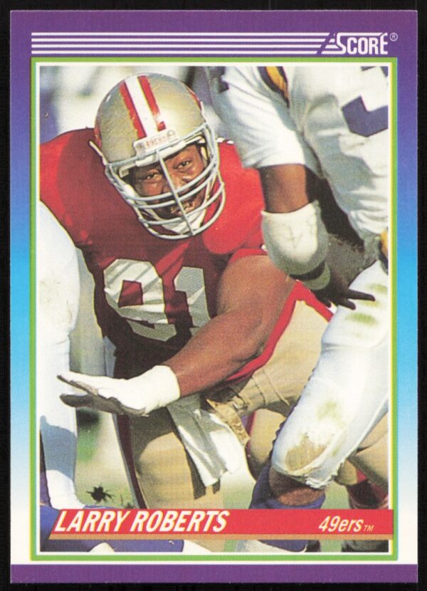 1990 Score Larry Roberts #461 (Front)