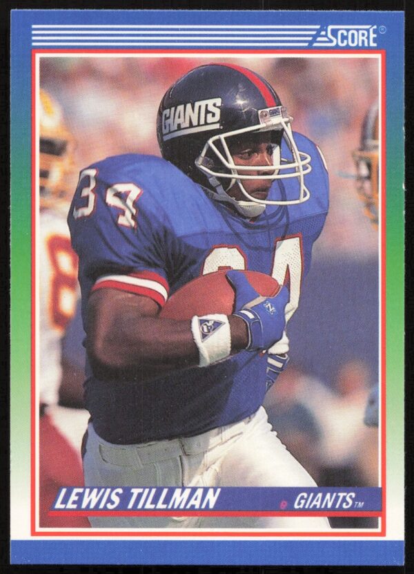 1990 Score Lewis Tillman #334 (Front)