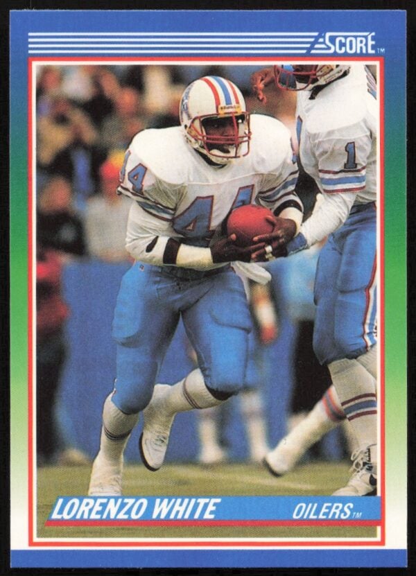 1990 Score Lorenzo White #29 (Front)