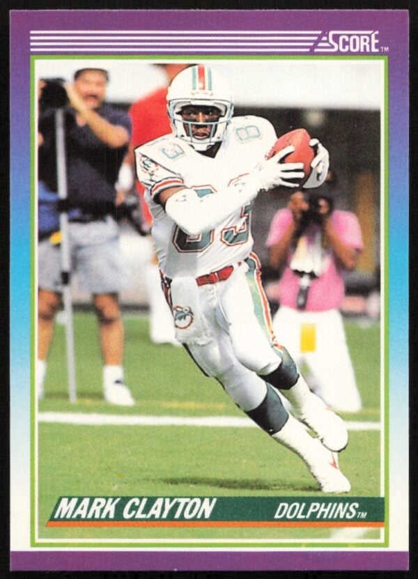 1990 Score Mark Clayton #212 (Front)