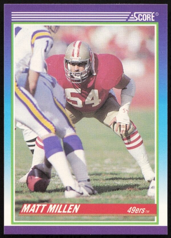 1990 Score Matt Millen #514 (Front)