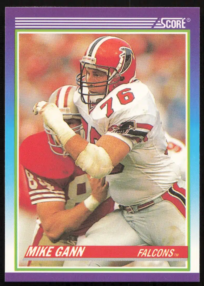1990 Score Mike Gann #481 (Front)