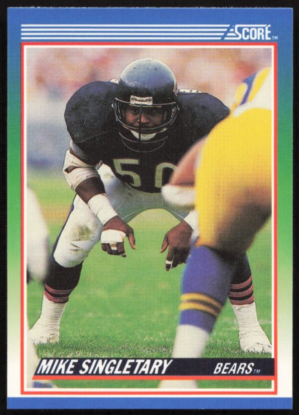 1990 Score Mike Singletary #3 (Front)