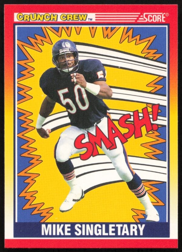 1990 Score Mike Singletary #554 (Front)