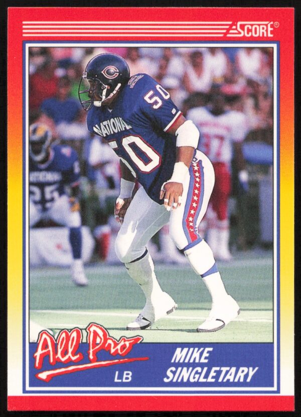 1990 Score Mike Singletary #570 (Front)