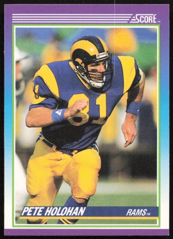 1990 Score Pete Holohan #179 (Front)