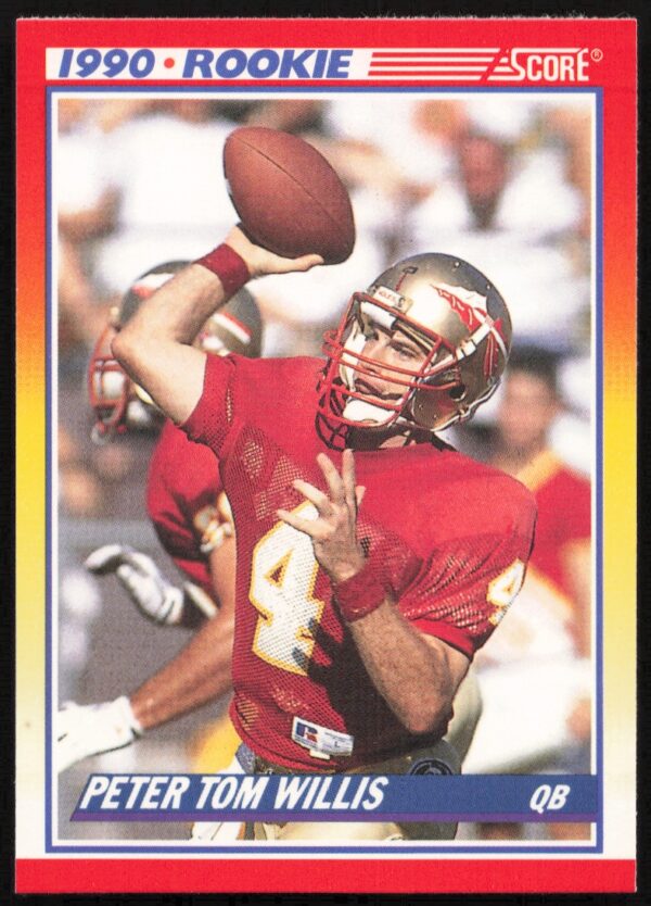 1990 Score Peter Tom Willis #656 (Front)