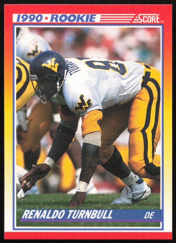 1990 Score Renaldo Turnbull #296 (Front)