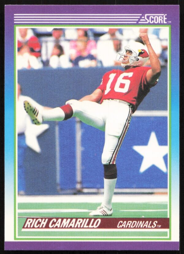 1990 Score Rich Camarillo #132 (Front)