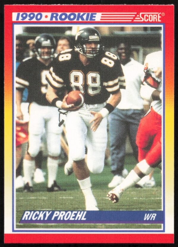 1990 Score Ricky Proehl #654 (Front)