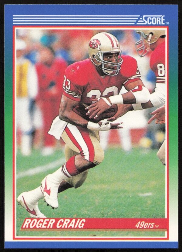 1990 Score Roger Craig #100 (Front)