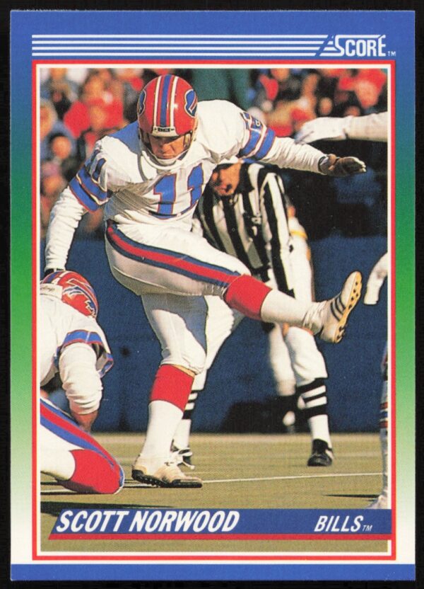 1990 Score Scott Norwood #63 (Front)