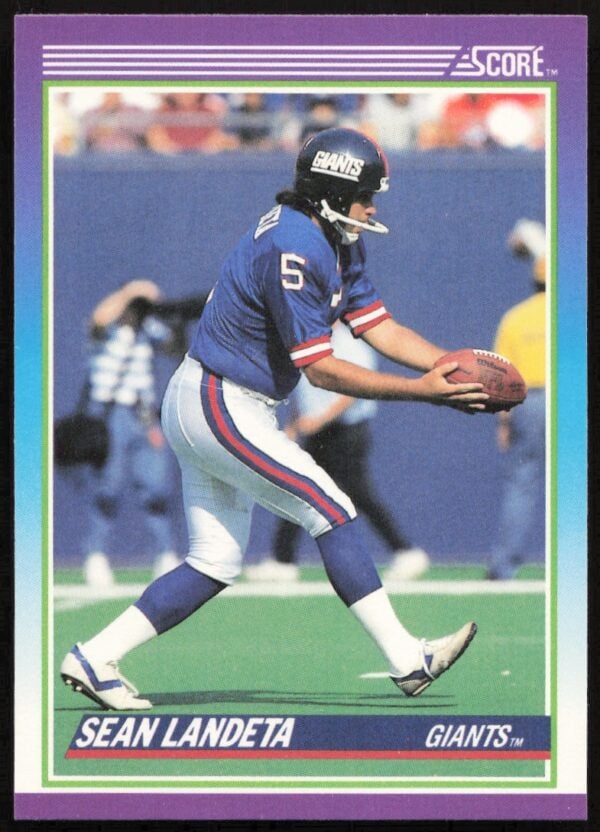 1990 Score Sean Landeta #175 (Front)