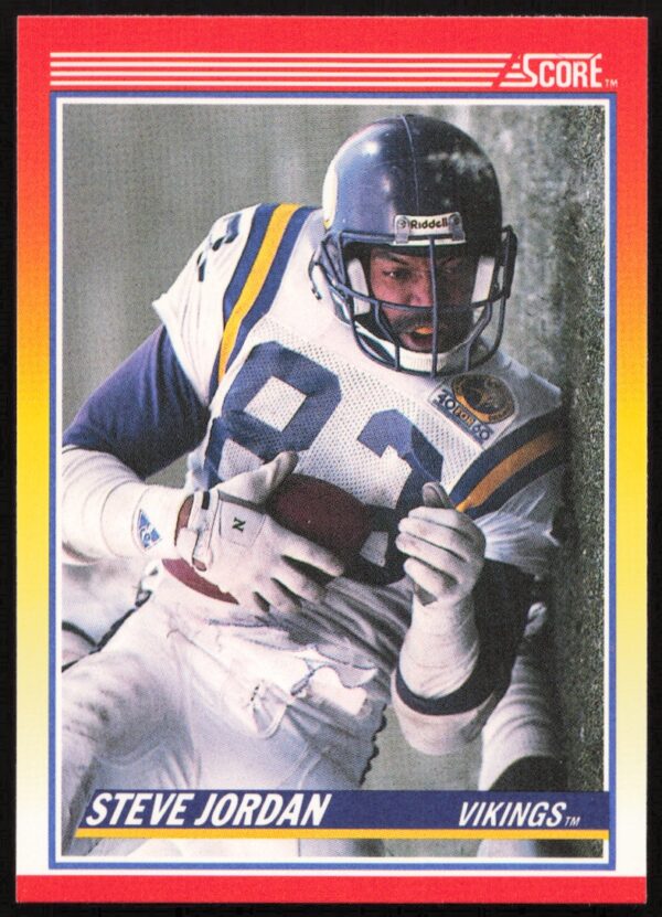 1990 Score Steve Jordan #284 (Front)