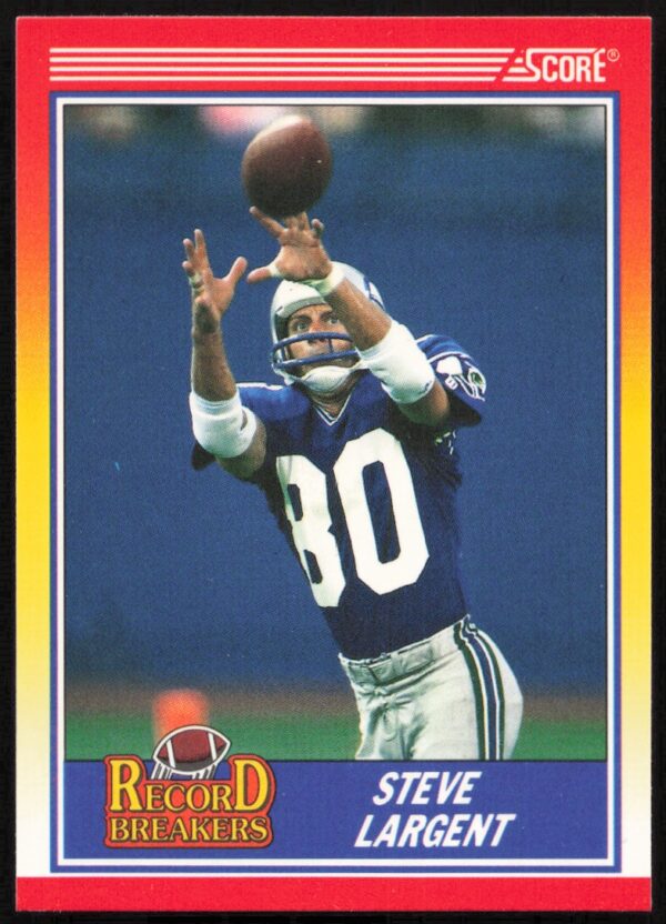 1990 Score Steve Largent #592 (Front)