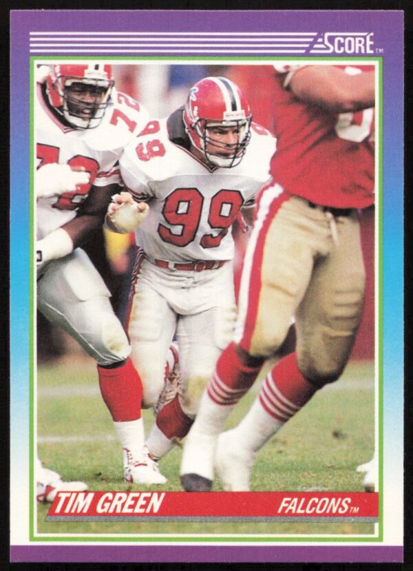 1990 Score Tim Green #206 (Front)