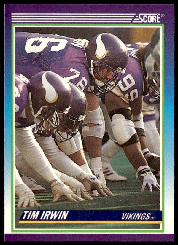 1990 Score Tim Irwin #493 (Front)