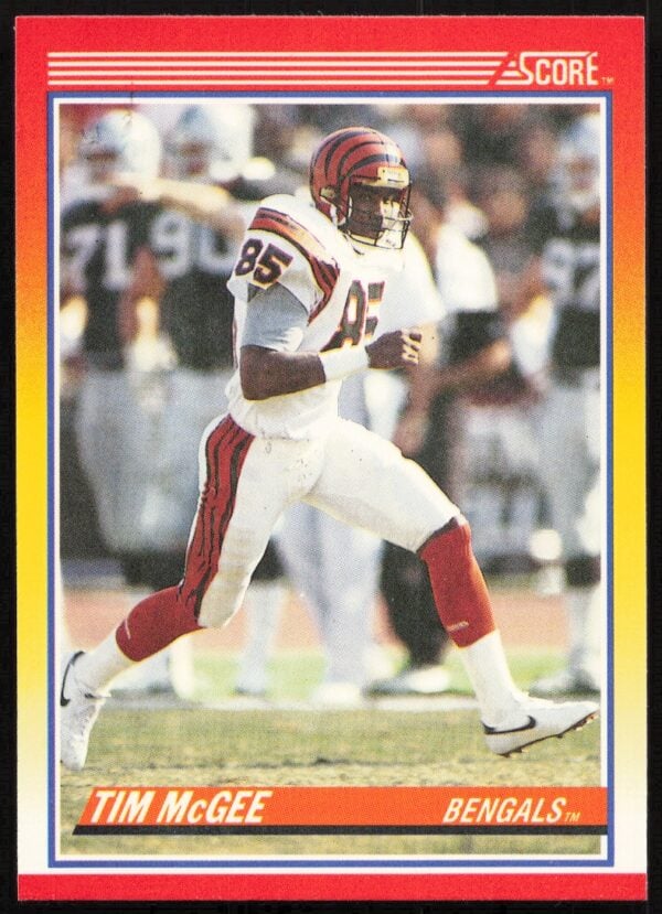 1990 Score Tim McGee #243 (Front)