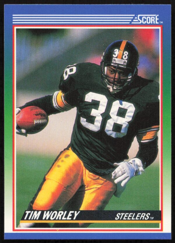 1990 Score Tim Worley #67 (Front)