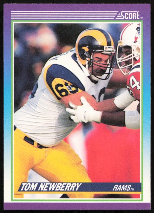 1990 Score Tom Newberry #192 (Front)